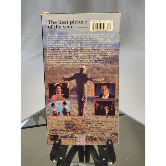 BUGSY VHS Tape 1992 Warren Beatty Annette Bening - Barry Levinson Film - Picture 2 of 2
